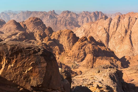 Mountains on the Djebel Mussa