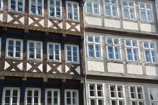 Half-timbered houses
