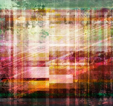abstract strip pattern old