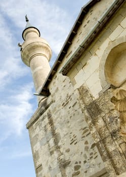 Minaret of the mosque. Crimea, Ukraine