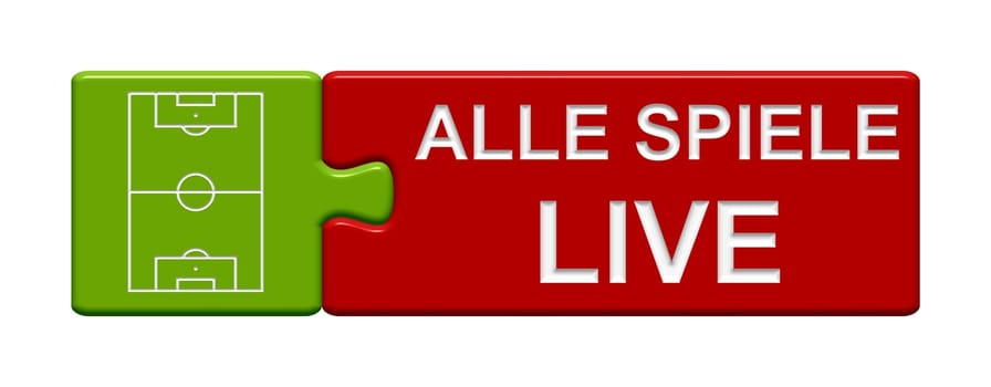Puzzle button green red: All games live