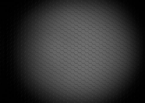 grey hexagons grid background