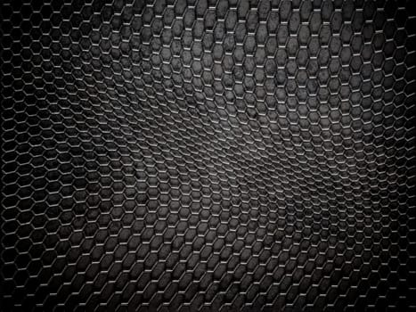 black abstract background  wiyh honeycomb