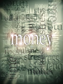 money making abstract background with text