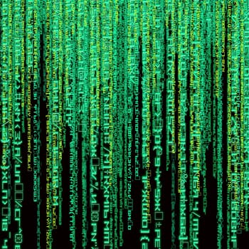 digital green abstract background