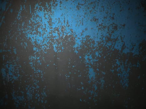 Grunge background - surface in blue and dark grey