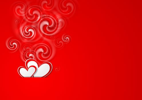 Valentines Day abstract vector background