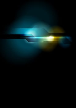 Abstract technology bright vector background