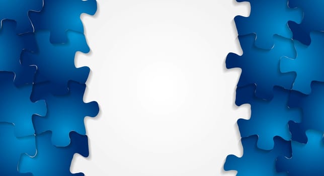 Abstract technology puzzle vector background