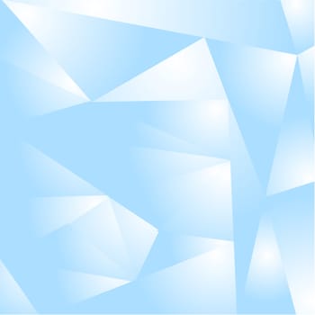 Light blue technical triangles. Vector background eps 10