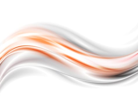 Abstract glow waves vector background