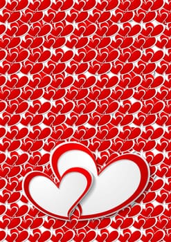 Valentines Day abstract vector background