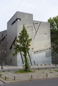 Jewish Museum in Berlin by architect Daniel Libeskind, Germany.