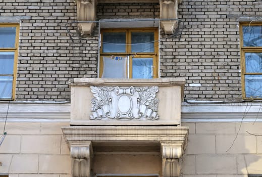 Beautiful balcony on the building