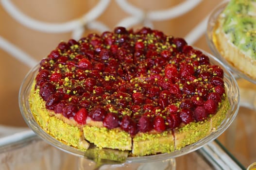 Raspberry cake