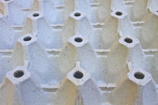 Paper tray egg package for a background