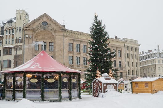 RIGA, LATVIA - DECEMBER 24
