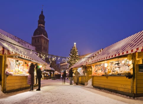 RIGA, LATVIA - DECEMBER 24