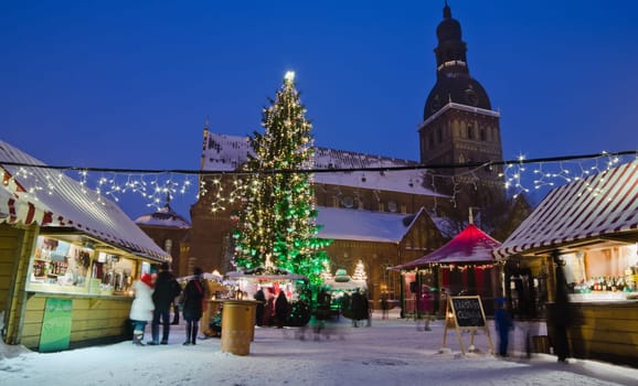RIGA, LATVIA - DECEMBER 24