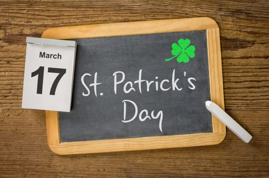 17. March is St. Patrick's Day
