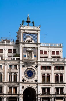 Astronomical clock in San Marco Square, Venice, Italy.