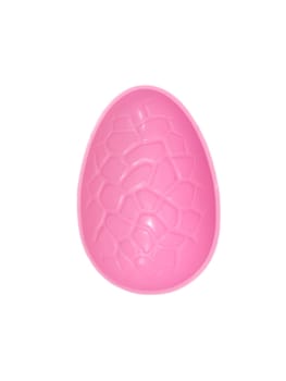 Easter egg moulds isolated against a plain background