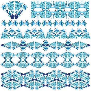 blue series is designed using the old patterns anatolia