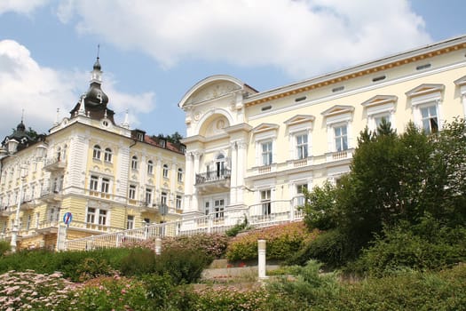 Architecture in Mariánské Lázně