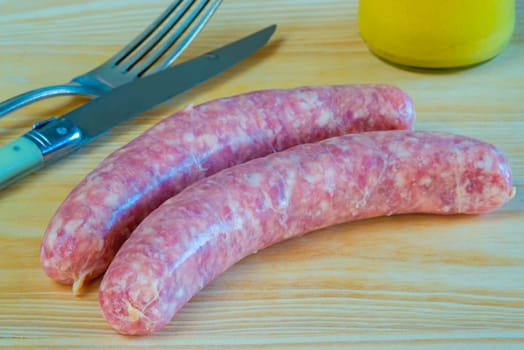 Bratwurst,coarse,raw
