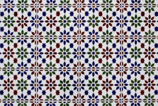 "Azulejo"" Portuguese traditional painted art tile texture"
