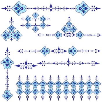 series of patterns designed by taking advantage of the former Ottoman