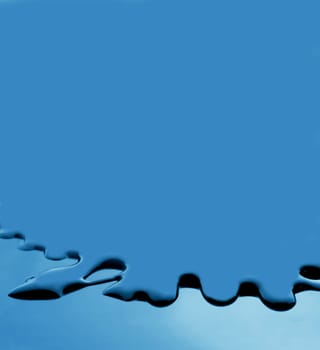 blue liquid abstract background with drops