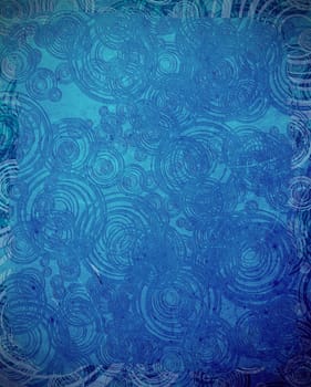 blue abstract background with circles