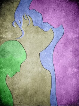 child education concept digital illustration