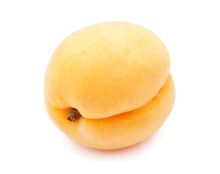 Fresh sweet apricot isolated on white background