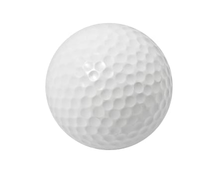 Nice Golf ball isolated on white background