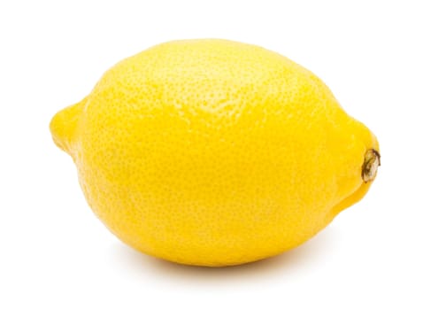 Fresh tasty lemon isolated on white background
