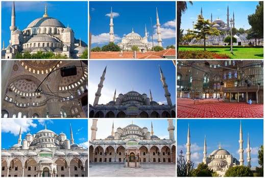 Sultan Ahmed Blue Mosque in Istanbul, Turkey