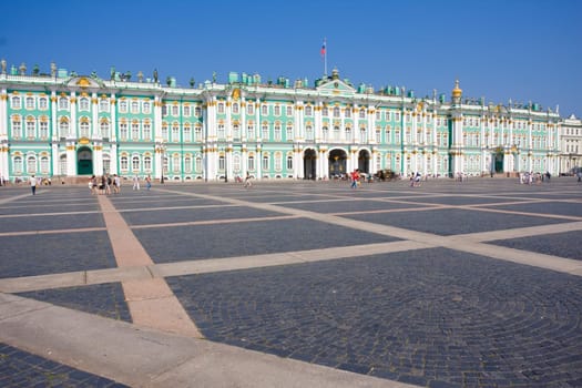Hermitage Museum - Winter palace of Russian kings,  Saint Petersburg, Russia