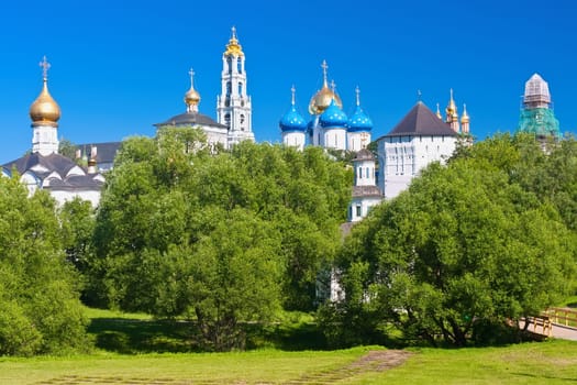 Trinity Sergius Lavra monastery in Sergiev Posad, Russia