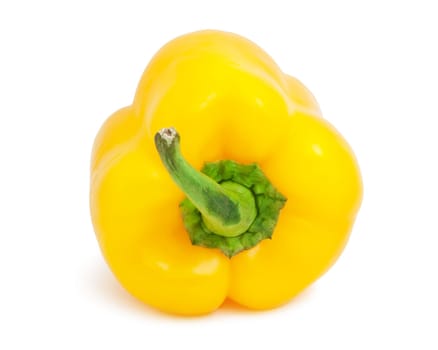 Fresh bell pepper isolated on white background