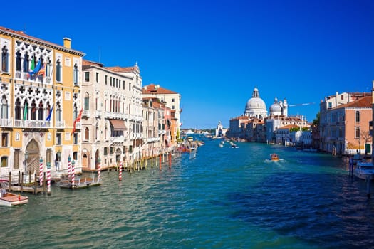 Beautiful view of famous Grand Canal in Venice, Italy