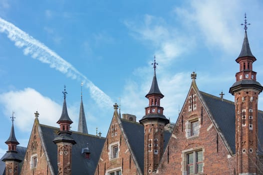 Daechers and facades in Bruegge