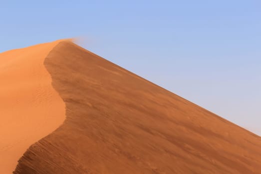 Sossusvlei sand dunes landscape in the Nanib desert near Sesriem, Namibia