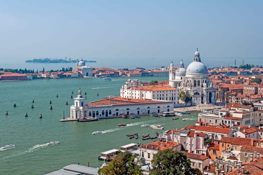 Basilica of Saint Mary of Salute, Venice, Italy.