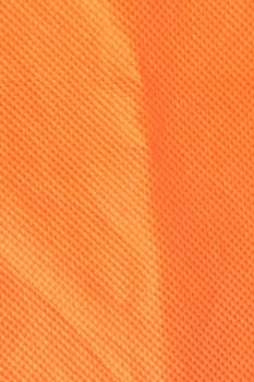 Fabric texture background, orange color