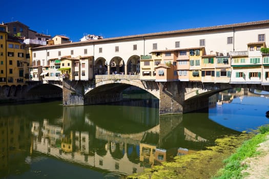 Old bridge -  Ponte Vecchio in Florence, Tuscany, Italy