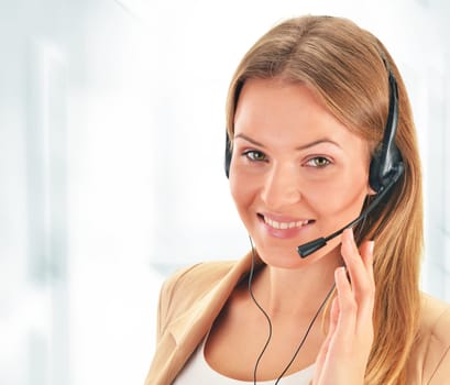 Call center operator. Customer support. Helpdesk.