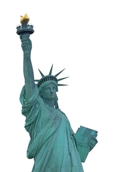 Statue of Liberty isolated. (New York City, USA)