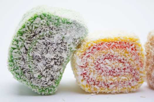 Sweet Turkish delight traditional dessert.